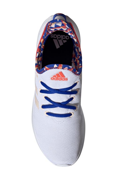 Adidas Originals Adidas Cloadfoam Pure Running Shoe In Blue/orange/ftwr White