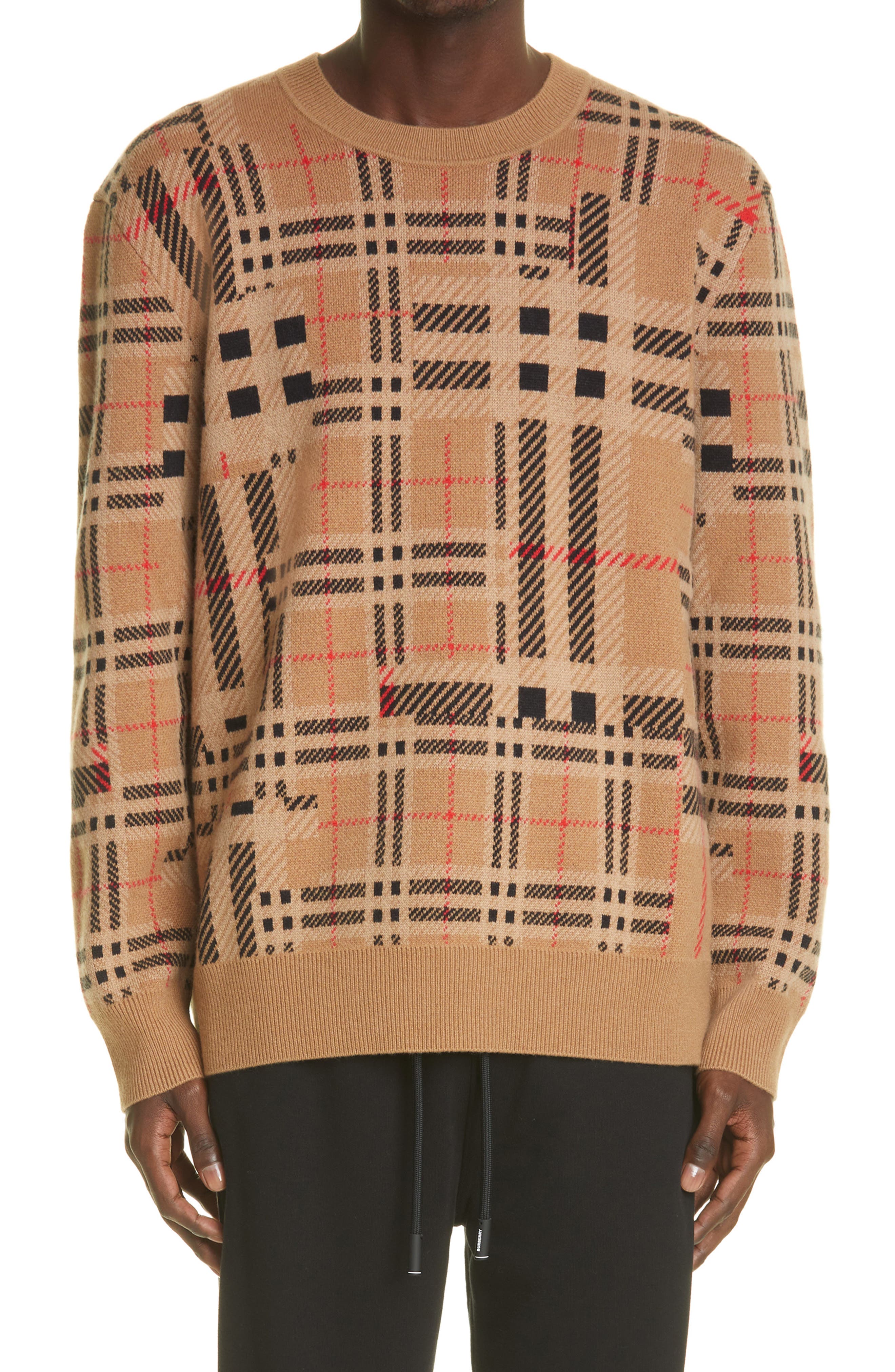 burberry mens pullover