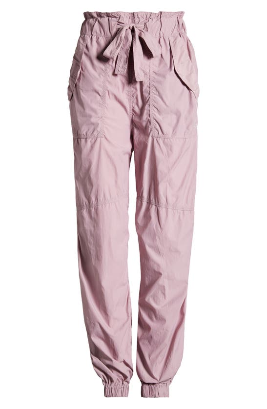 Shop Fp Movement Paperbag Waist Pants In Vanilla Fig