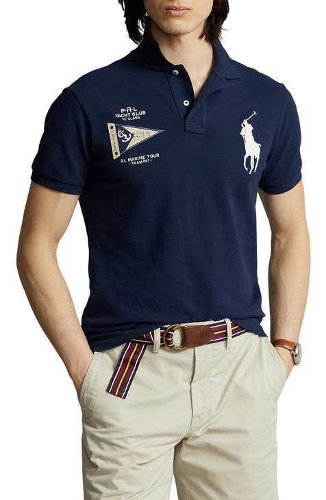 Polo by Ralph Lauren, Shirts, Polo Ralph Lauren American Flag Teddy Bear  Mens Classic Fit Polo Shirt Sz L Nwt