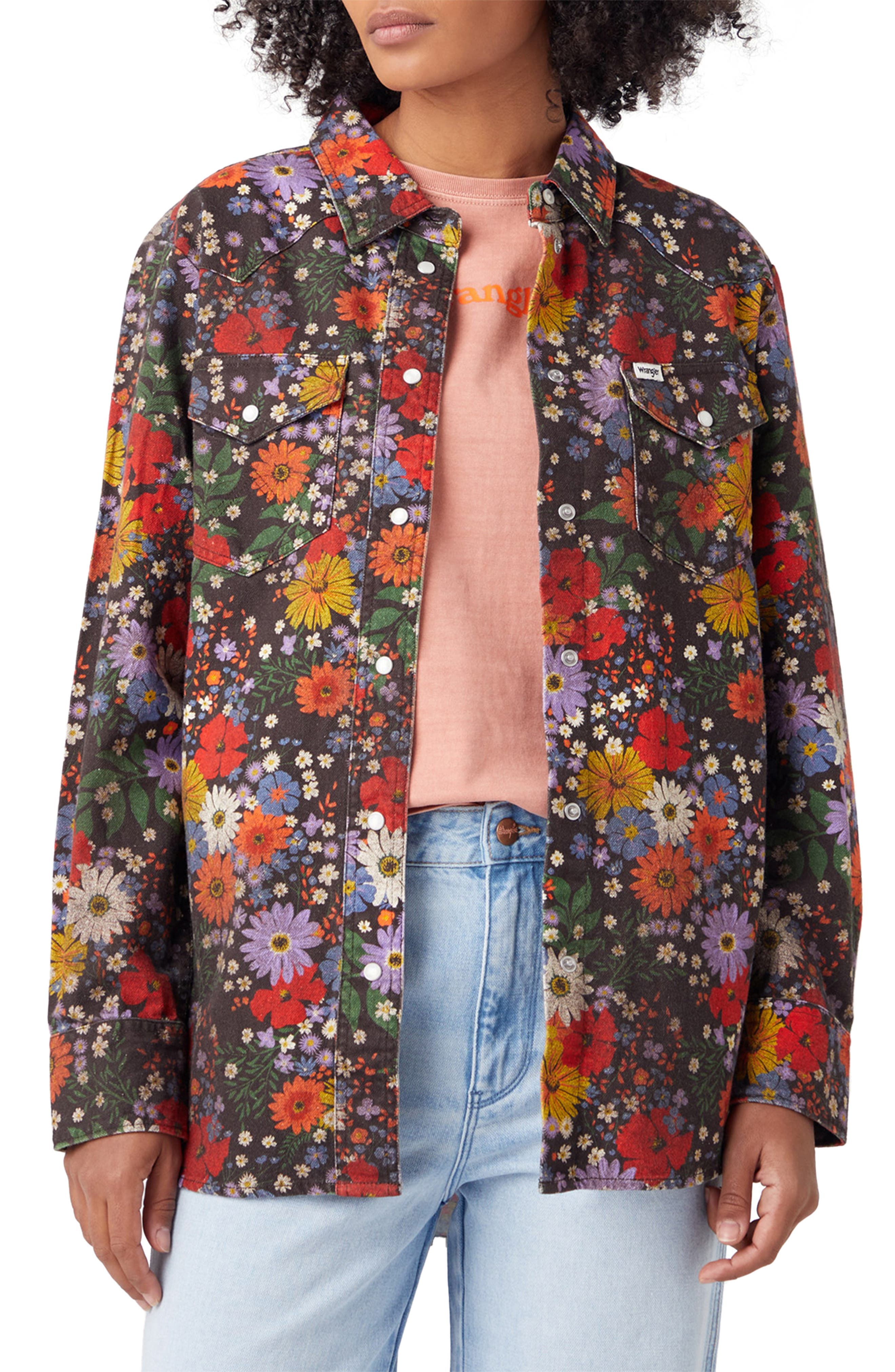 Wrangler® Heritage Floral Shirt - Women's Shirts/Blouses in Floral