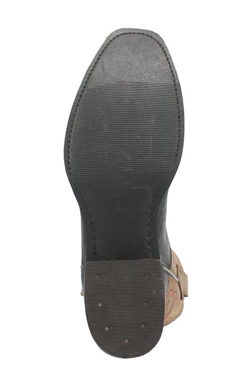 Dingo True Grit Cowboy Boot In Black