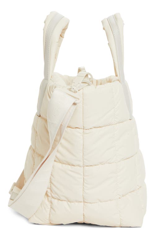 Shop Veecollective Small Porter Water Repellent Quilted Tote In Birch