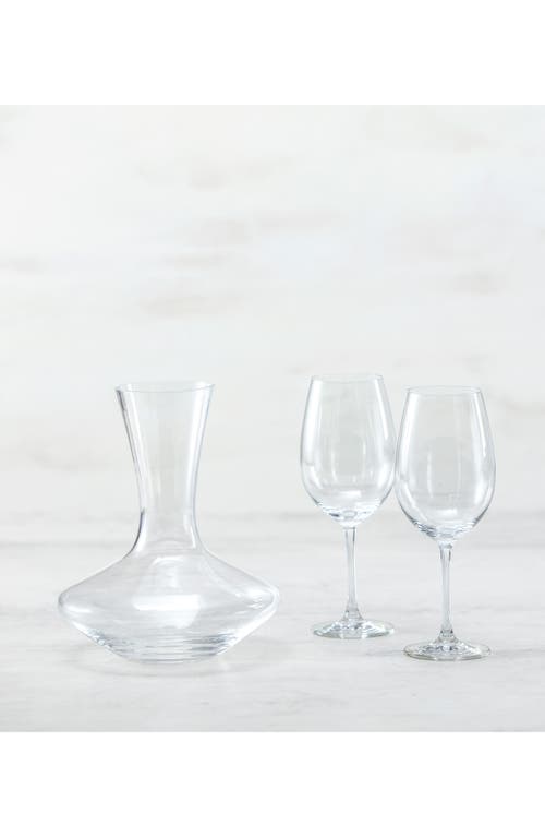 Shop Fortessa Schott Zwiesel Invento Wine Decanter & Glass Set In Clear