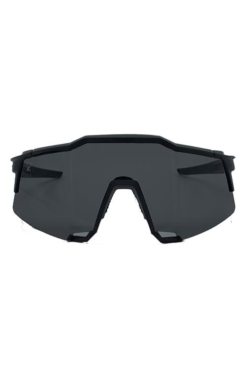 Zaddy 88mm Wrap Shield Sunglasses in Black /Multi
