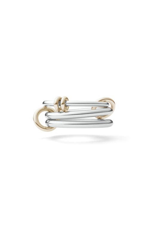 Raneth Link Ring in Silver Gold