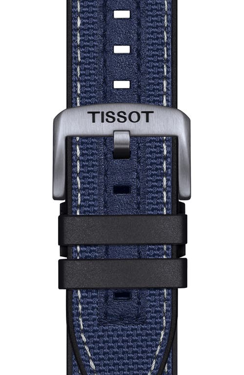 Shop Tissot T-sport Supersport Giro Chronograph Interchangeable Strap Watch, 45.5mm In Black/navy