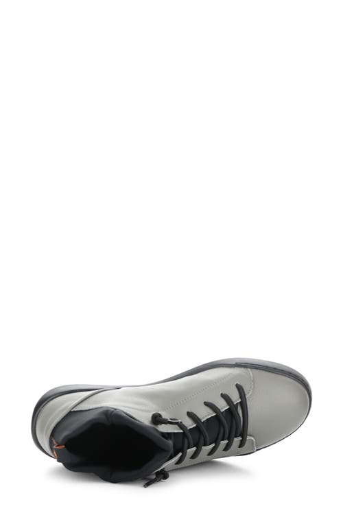 Shop Softinos By Fly London Biel Sneaker In Sage/black Smooth/neoprene