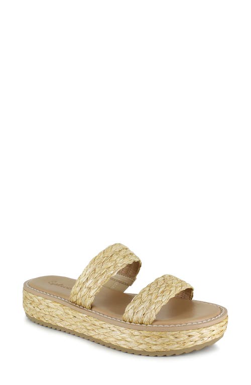 Splendid Goldi Platform Sandal Natural at Nordstrom,