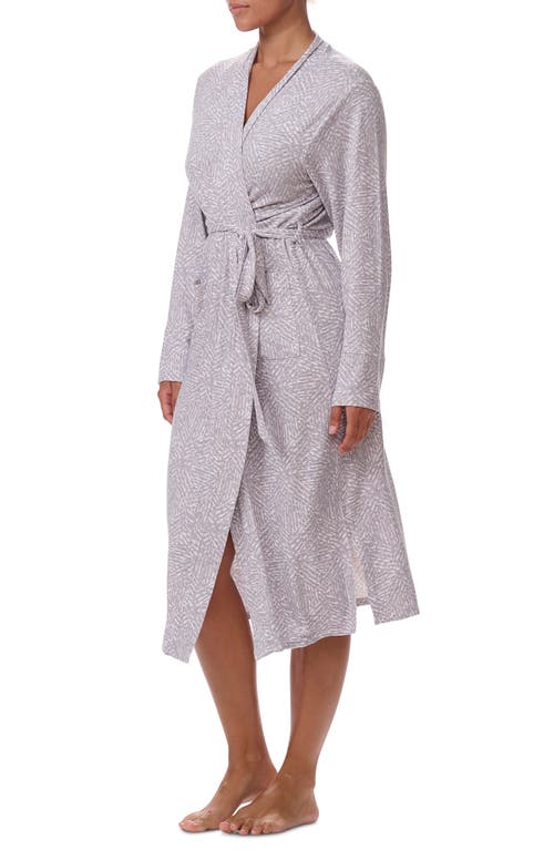 Splendid Print Robe In Painterly Geo
