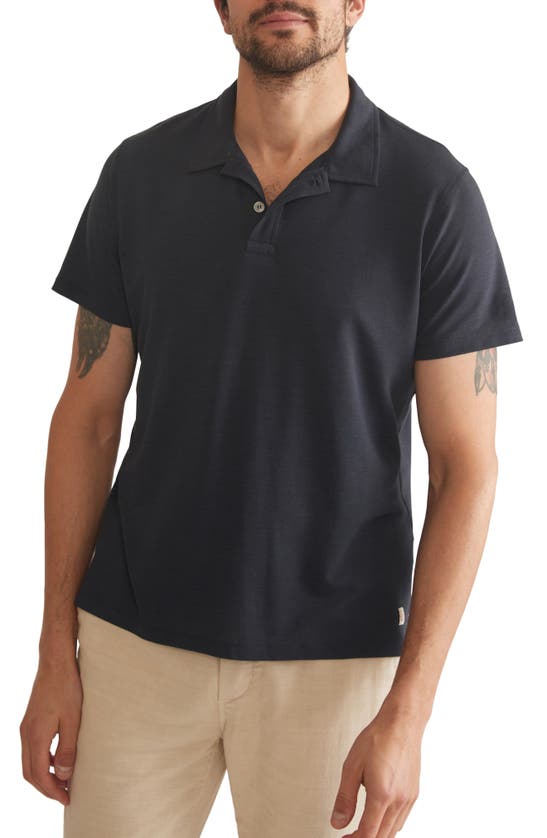 Shop Marine Layer Sport Air Performance Polo In Sky Captain