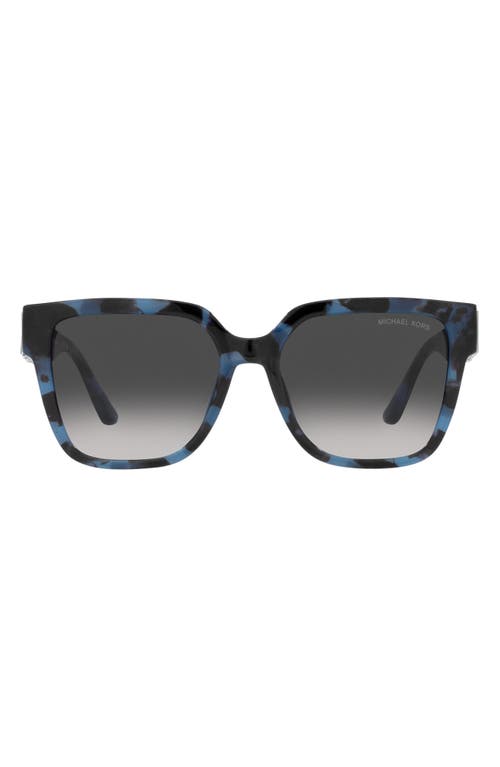 Michael Kors 54mm Gradient Square Sunglasses in Dark Grey