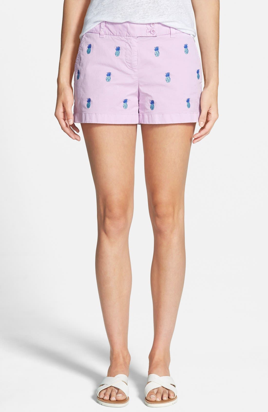 Vineyard Vines Pineapple Embroidered Shorts Nordstrom