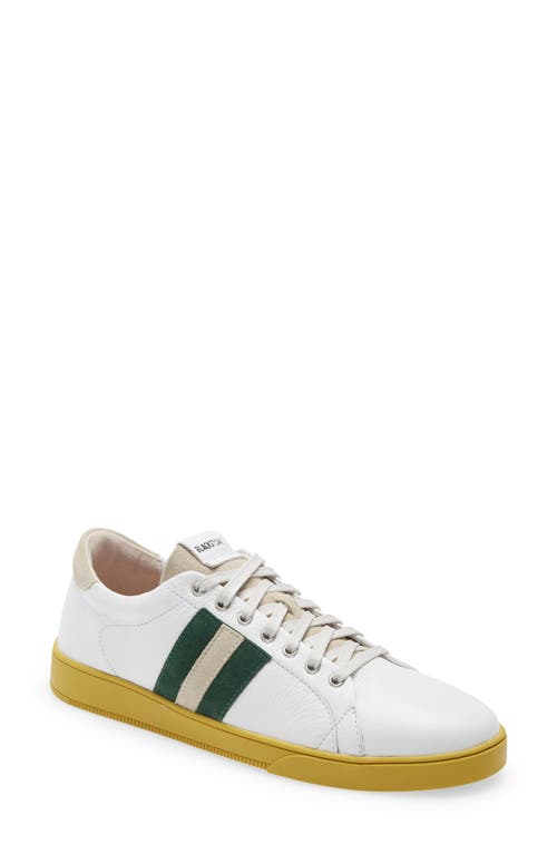 Blackstone Lace-Up Sneaker in White Greener Pastures