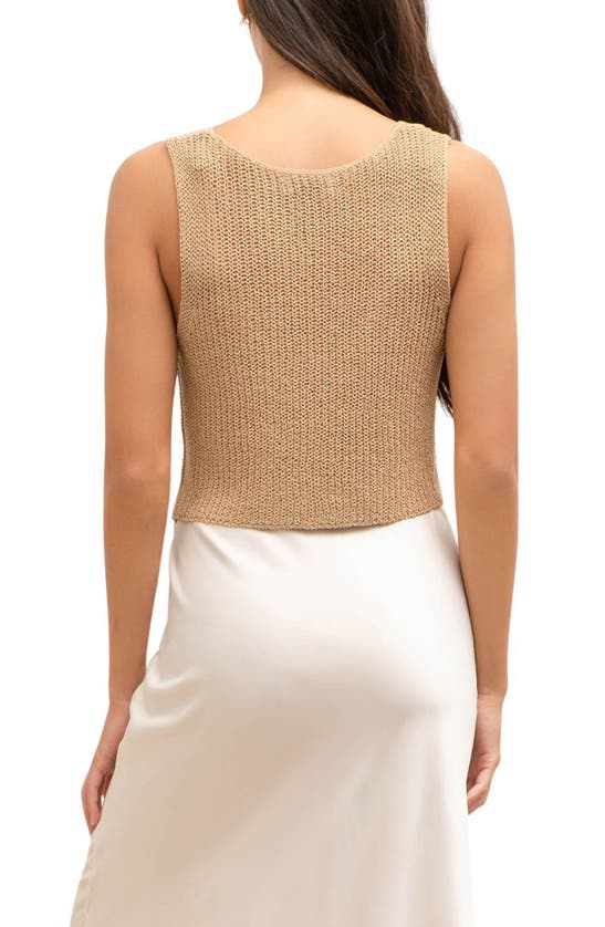 BLU PEPPER BLU PEPPER V-NECK RIBBED TANK 