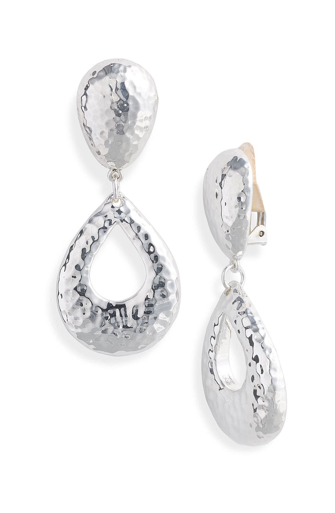 Simon Sebbag Hammered Drop Clip Earrings Nordstrom