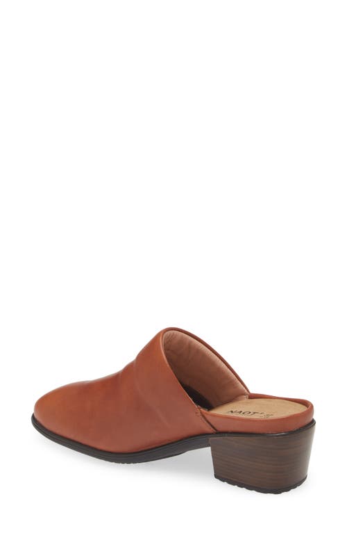 Shop Naot Dedicate Mule In Brown Peanut Leather