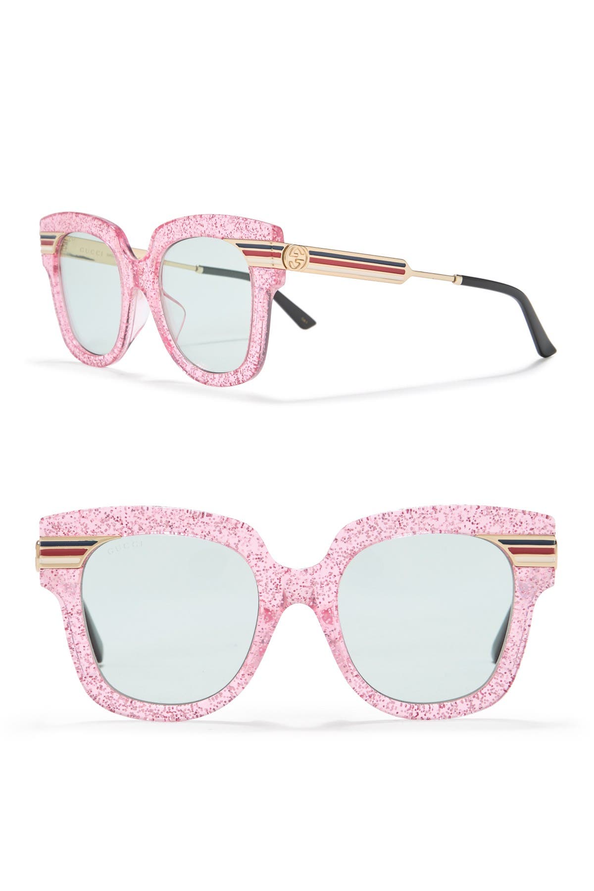 gucci sunglasses pink glitter