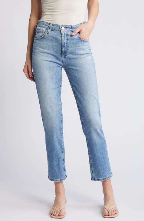 Saige Ankle Straight Leg Jeans (22 Years Whisper)