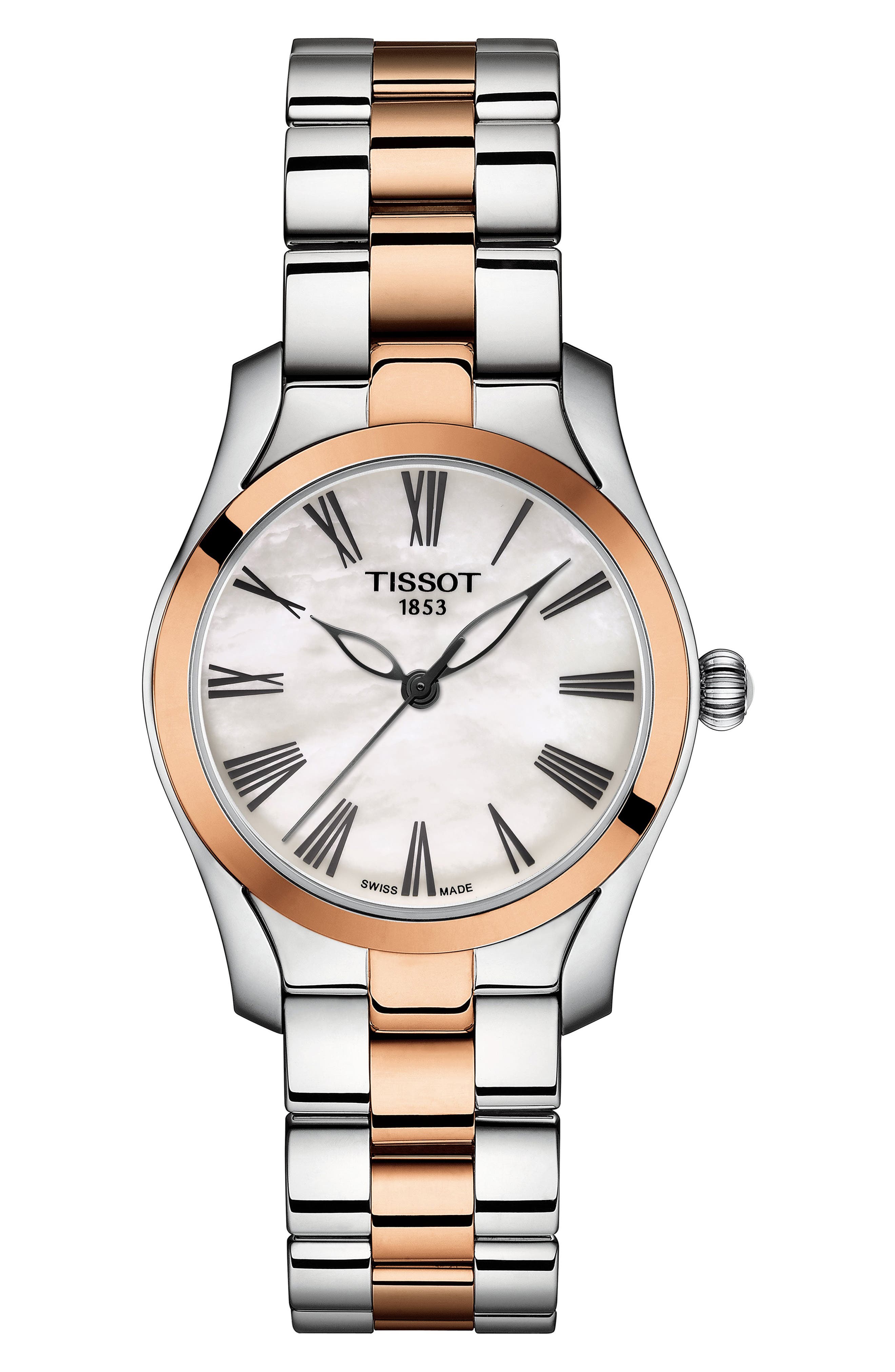 tissot t wave rose gold