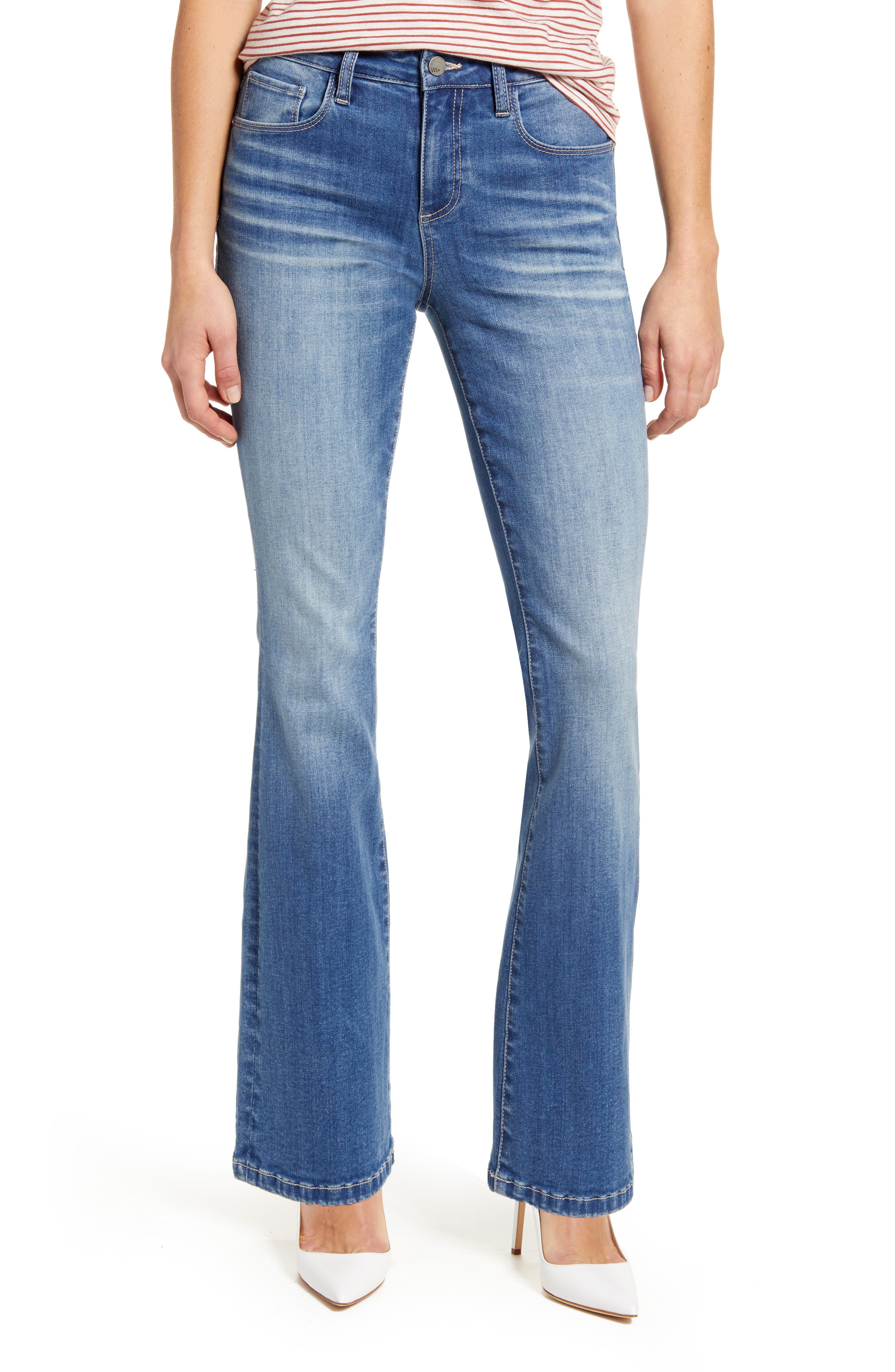 Women's Wash Lab Flare Leg Jeans Women's Wash Lab Flare Leg Jeans