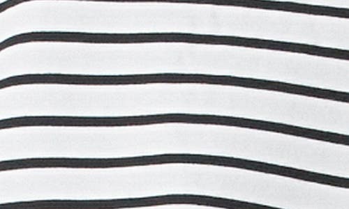 Shop English Factory Power Shoulder Stripe T-shirt In White/black