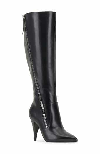 HAZE Wide Calf Boots Onyx Suede  Women's Tall Wide Calf Boots – Dolce Vita