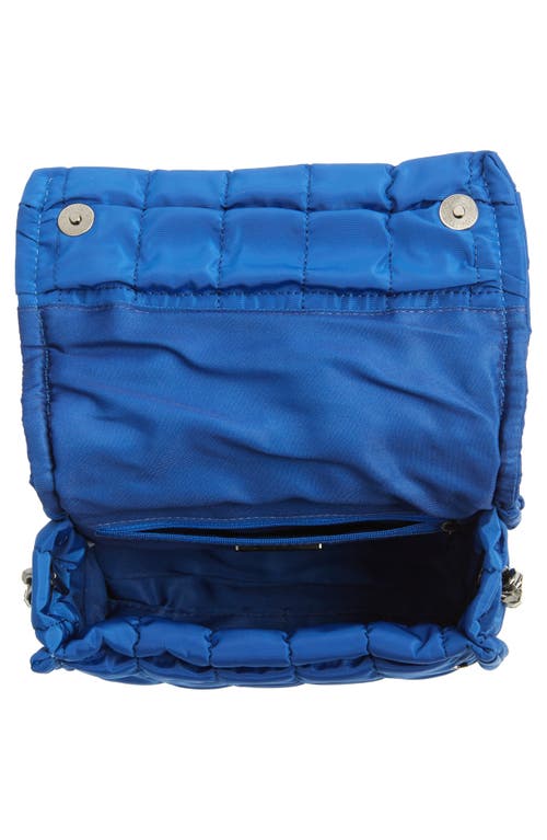 Steve Madden Bylon Quilted Crossbody Bag In Cobalt Blue