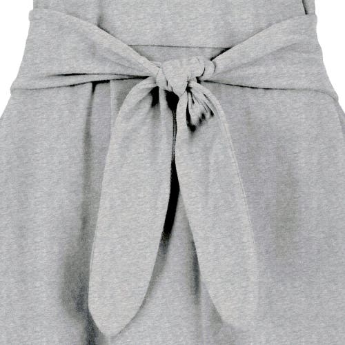 Shop Hope & Henry Organic Tie-waist Knit Dress In Gray Heather Solid