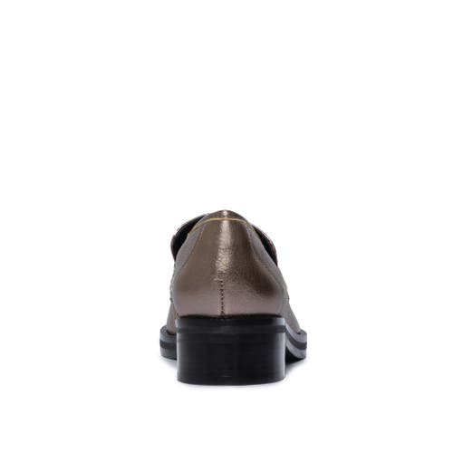 Shop Bernardo Footwear Tabitha Penny Loafer In Pewter