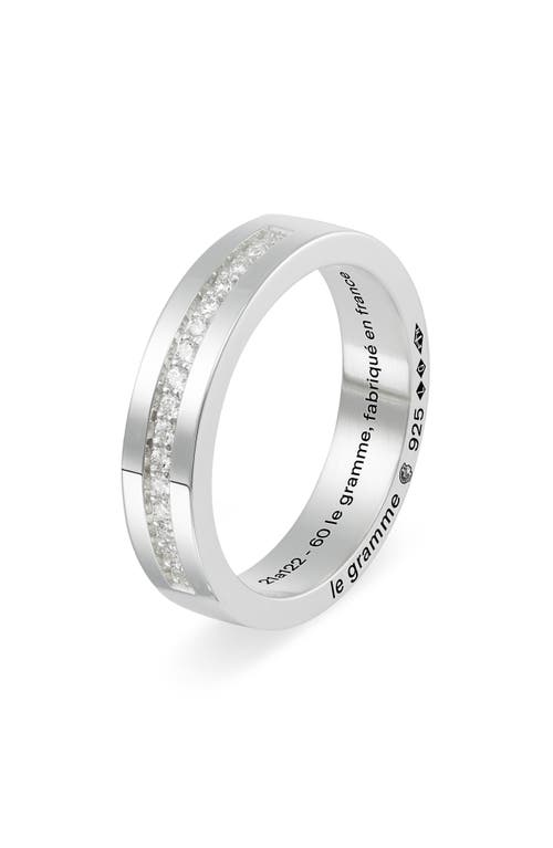 le gramme Men's 7G Diamond Polished Sterling Silver Band Ring at Nordstrom,