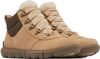 Grandexplore genuine shearling clearance trim waterproof hiker boot