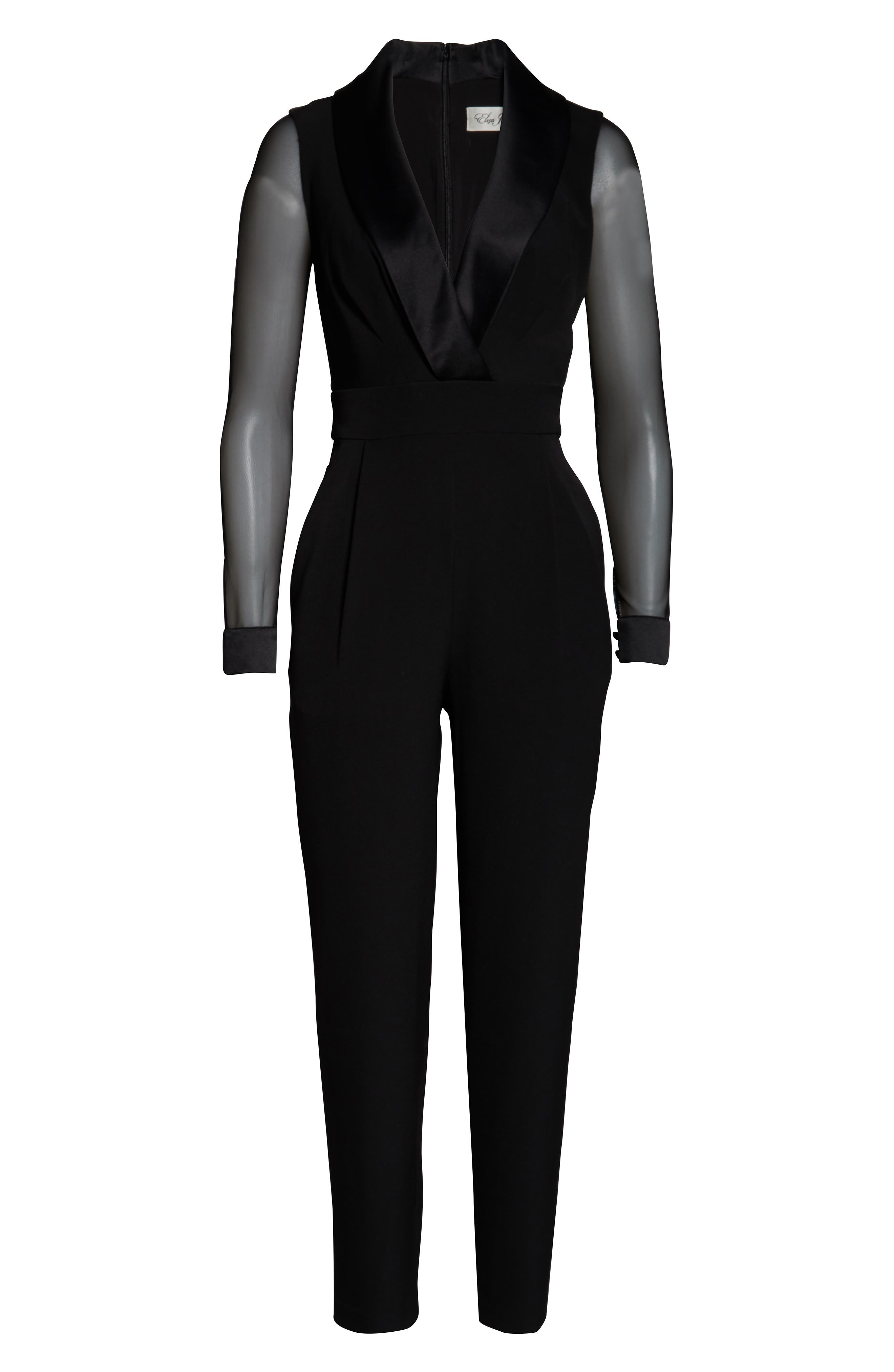 eliza j tuxedo jumpsuit