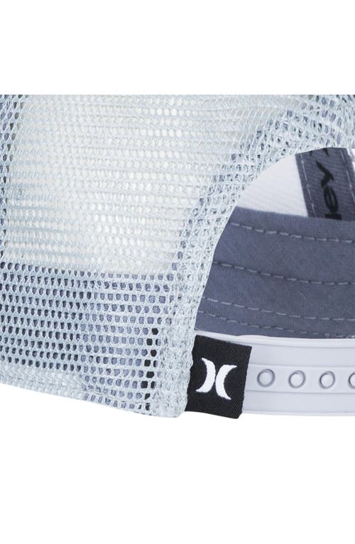 Hurley Shark Logo Trucker Cap In White