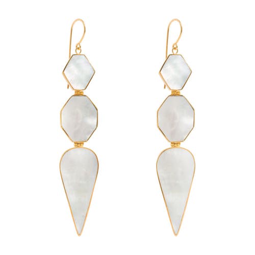 FREYA ROSE FREYA ROSE WARRIORESS MOTHER OF PEARL EARRING 