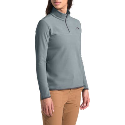 The North Face Tka Glacier Quarter Zip Fleece, Grey