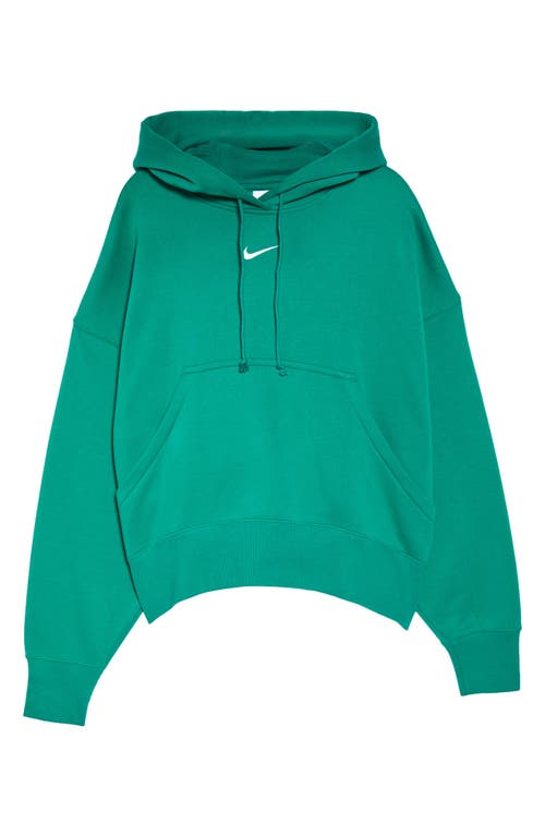 Shop Nike Sportswear Phoenix Fleece Pullover Hoodie In Malachite/sail