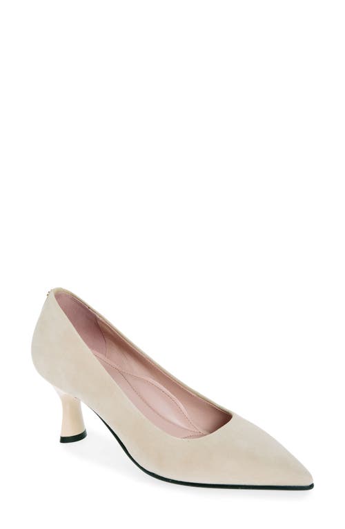 Shop Naot Margot Pointed Toe Pump In Taupe Classic Suede