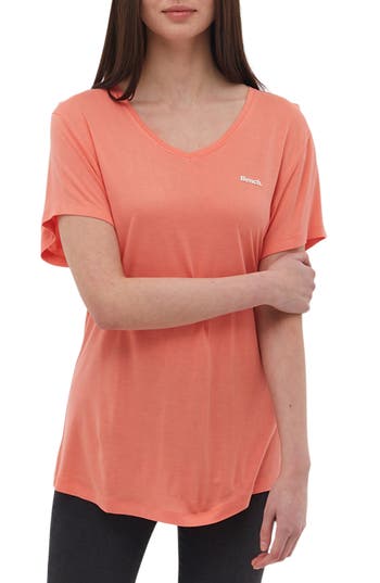 Bench . Paignton V-neck T-shirt In Coral