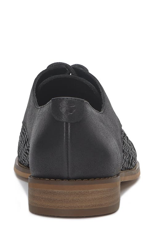 Shop Lucky Brand Elfie Oxford In Black Distress/woven
