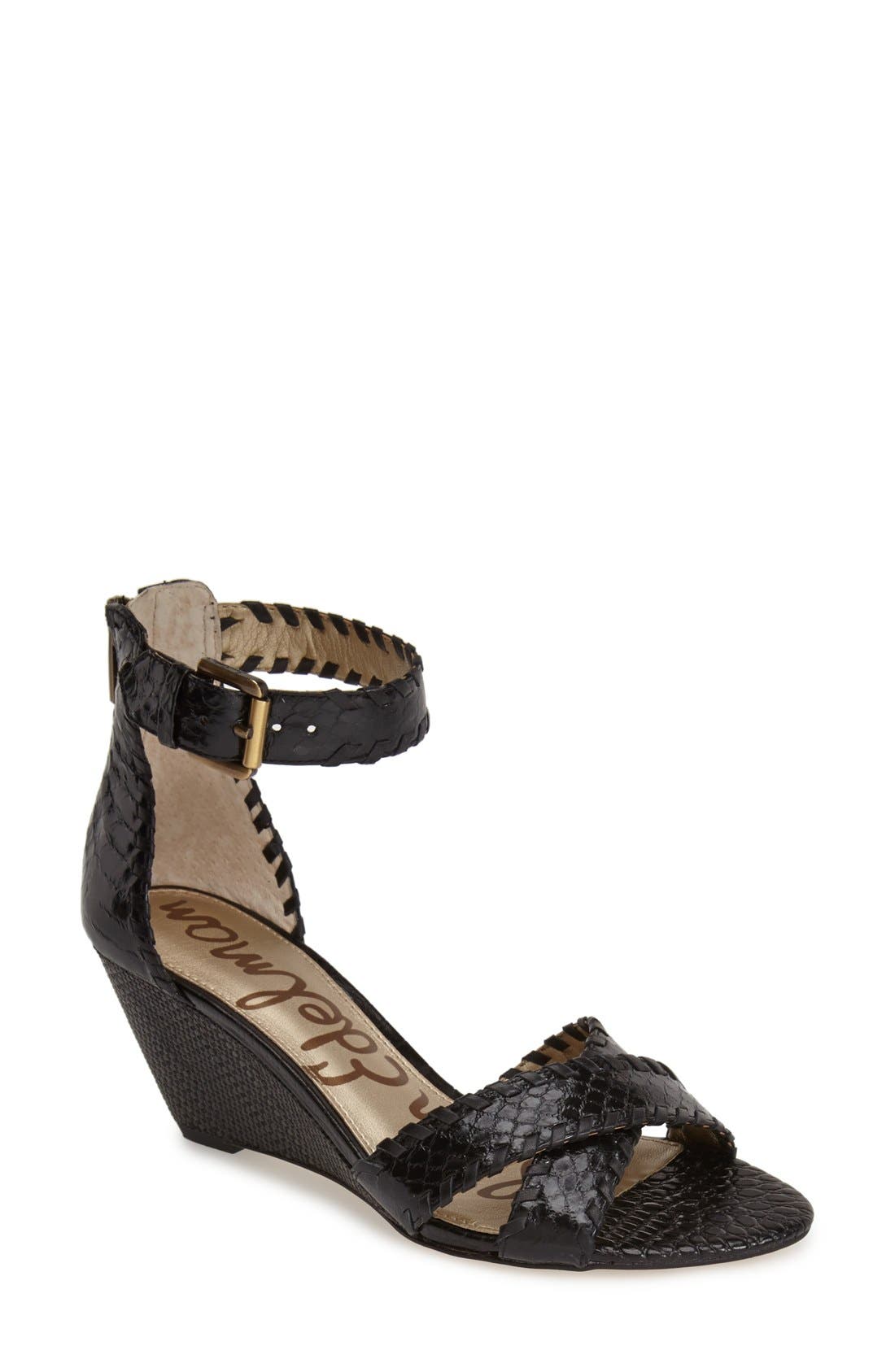 Sam Edelman 'Silvia' Ankle Strap Wedge Sandal (Women) Nordstrom