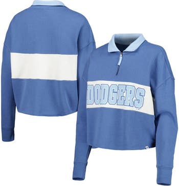 Women's '47 Light Blue Milwaukee Brewers City Connect Bae Remi Quarter-Zip Jacket Size: Small