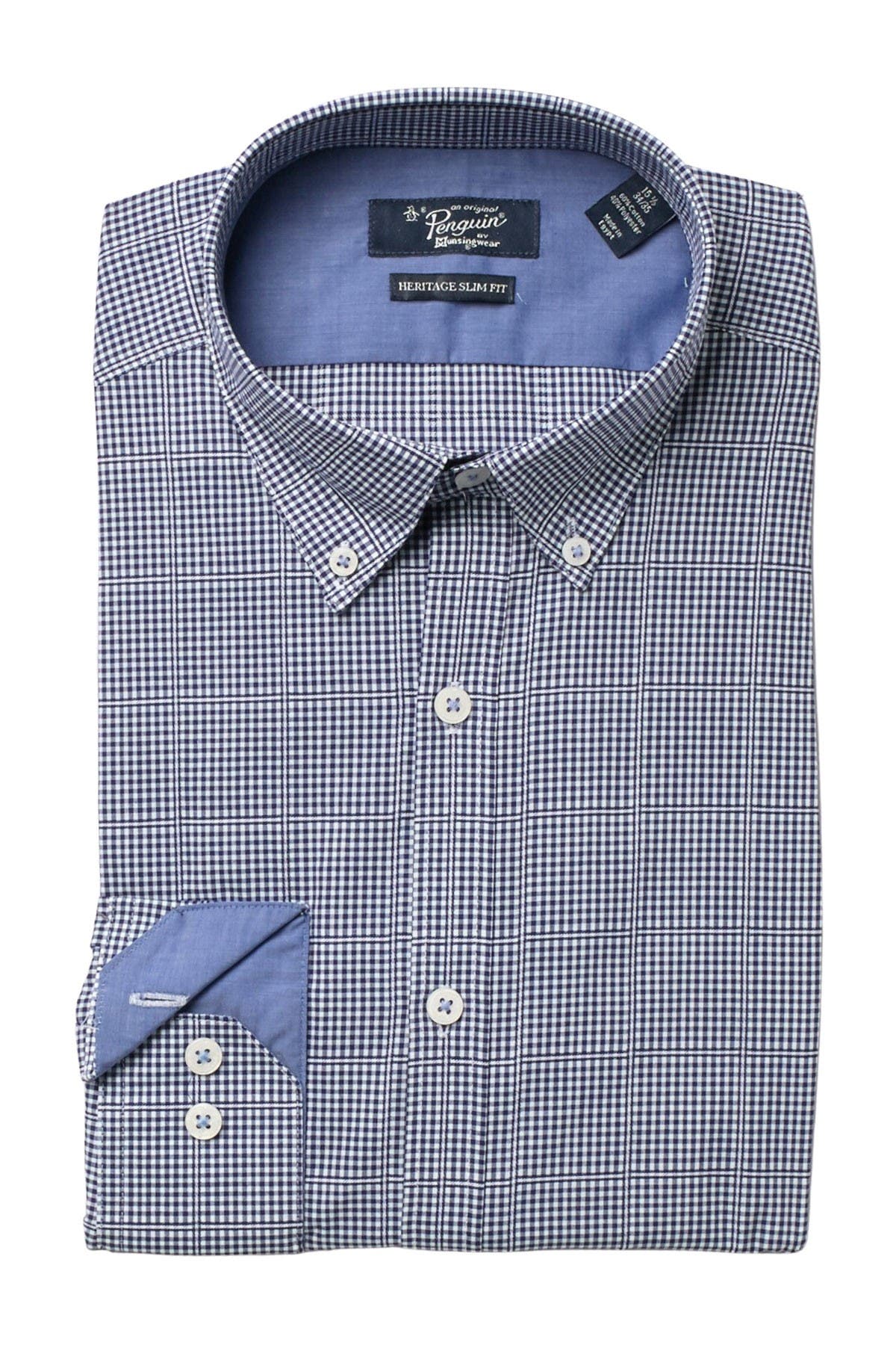 slim fit oxford dress shirt