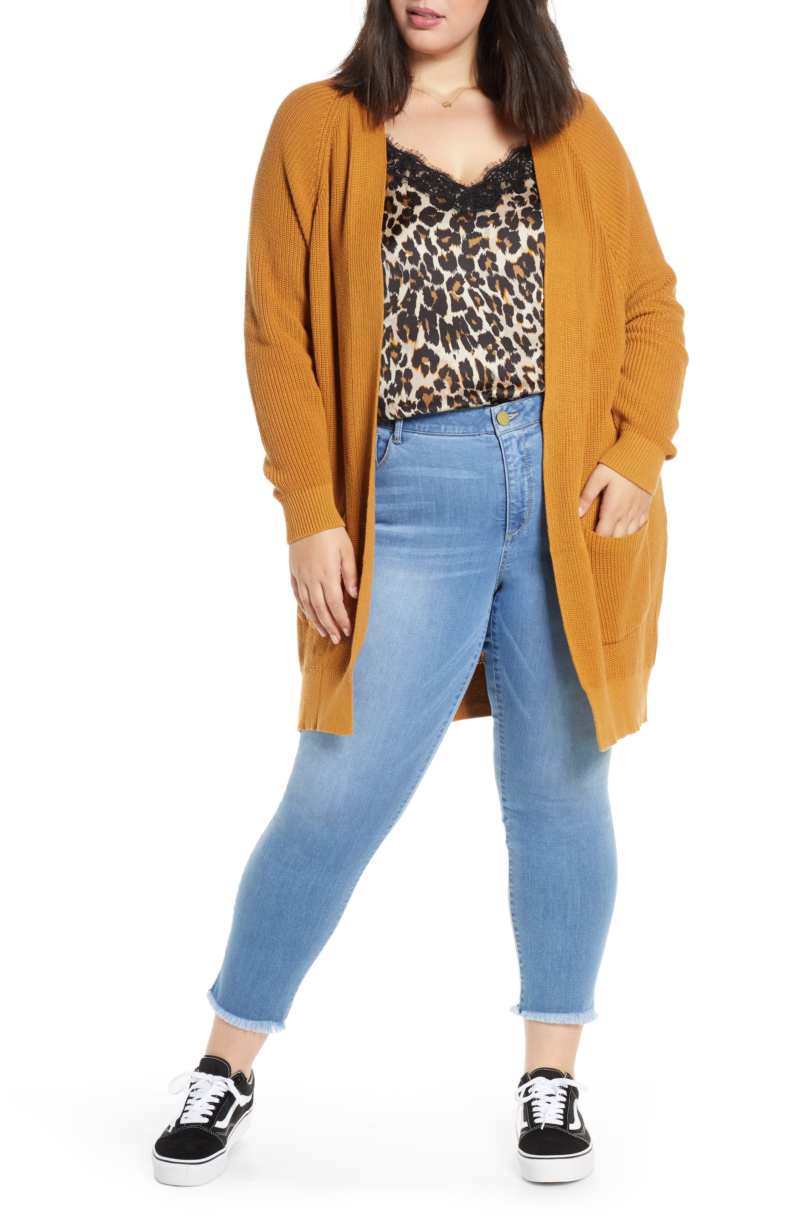 longline open cardigan