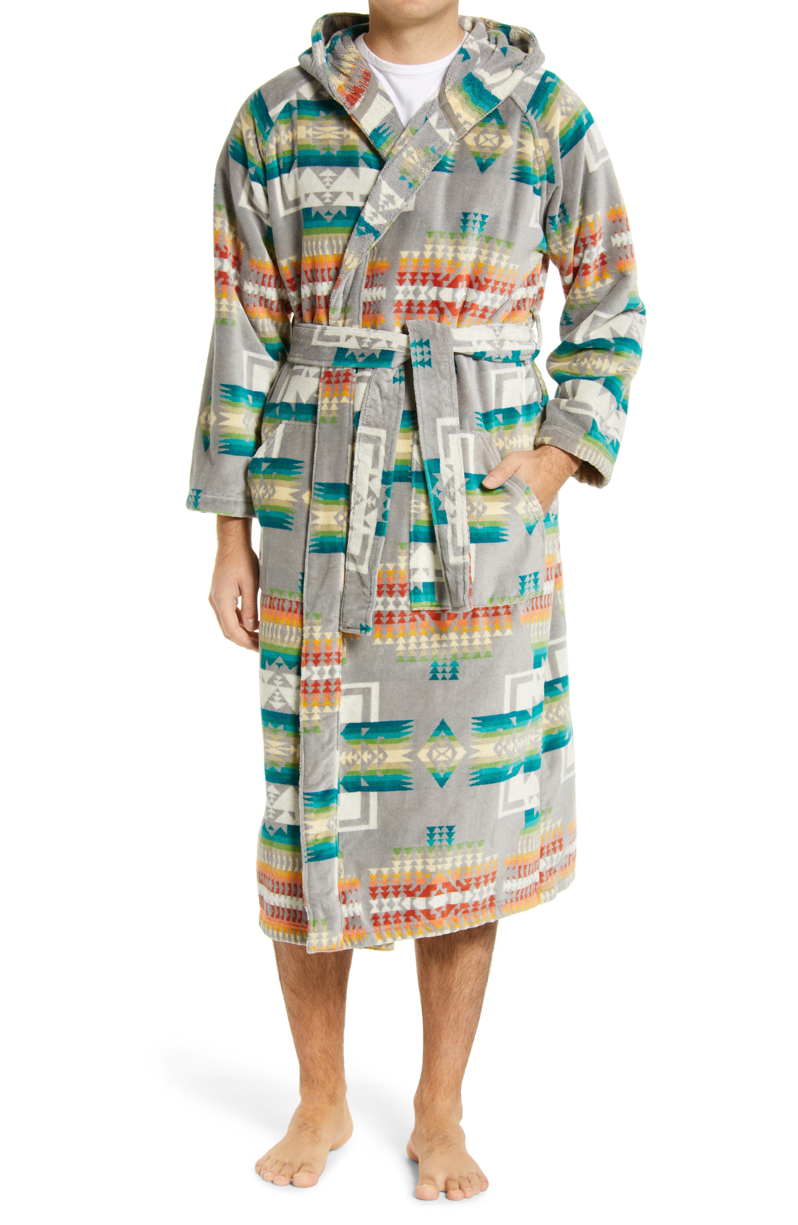 hooded rugby robe