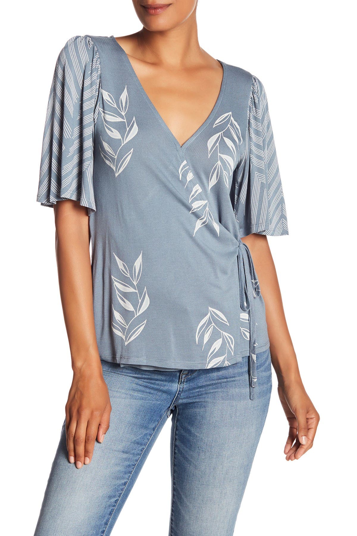 lucky brand wrap top