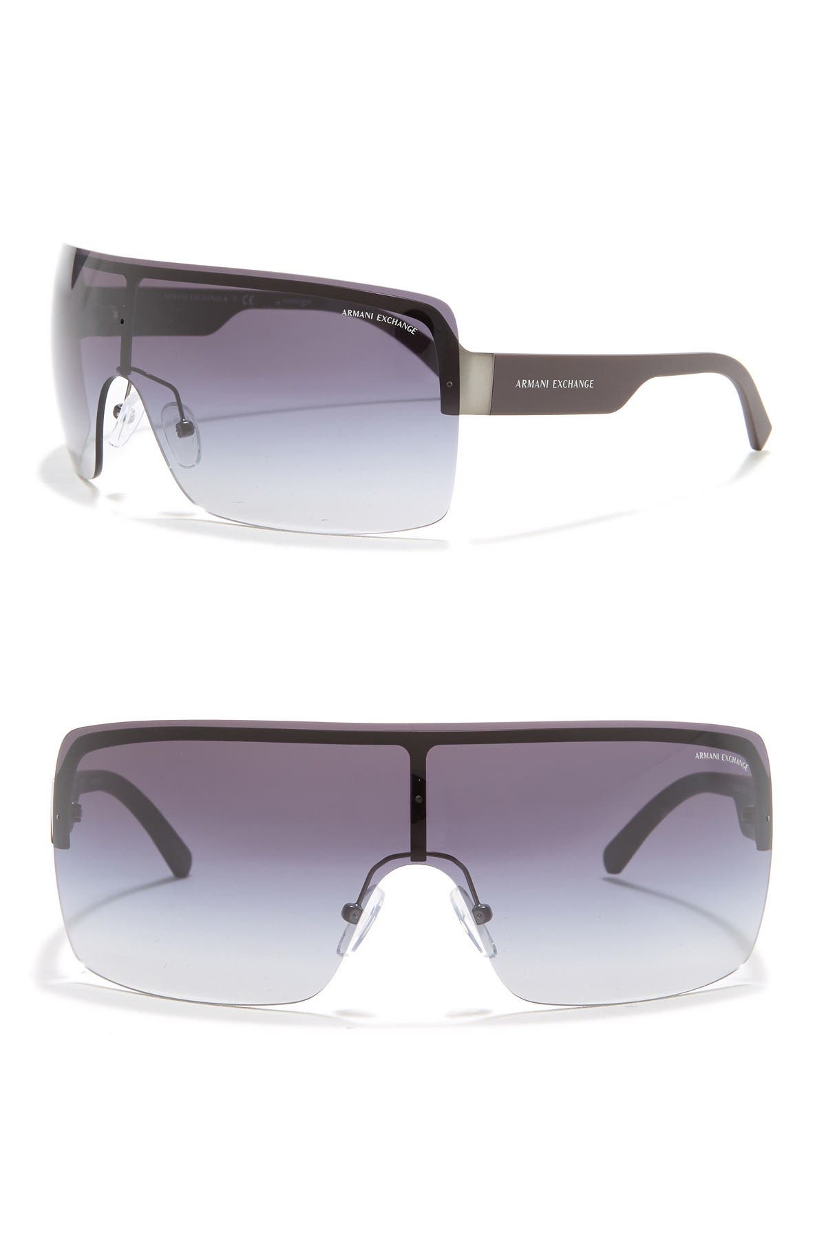 armani exchange shield sunglasses