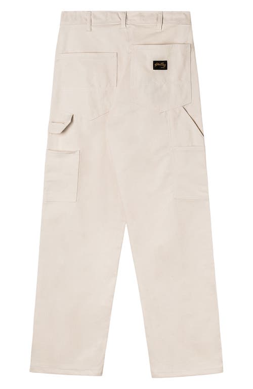 Stan Ray Relaxed Straight Leg Painter Pants In Natural Drill