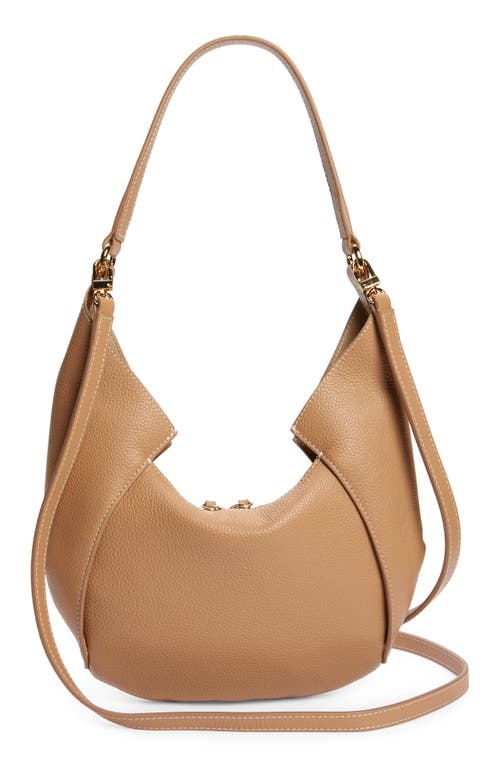 Ree Projects Mini Riva Pebbled Leather Tote In Clay