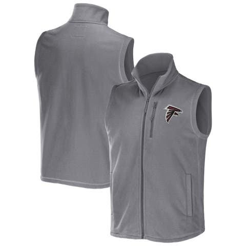 Men's NFL x Darius Rucker Collection by Fanatics Charcoal Dallas Cowboys  Two-Tone Sherpa Button-Up Vest